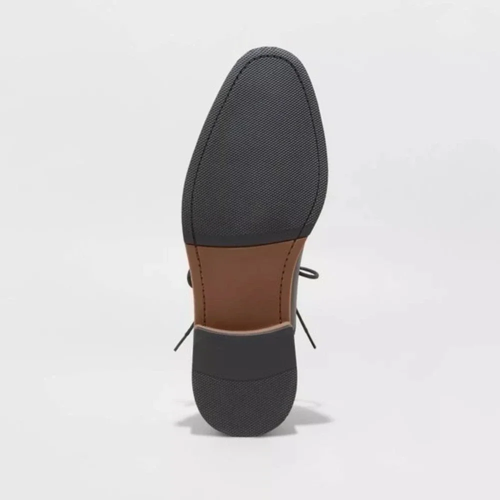 Men's Leo Dress Shoes by Goodfellow & Co Black Size 9 New With Tags